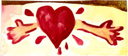 Heart With Outstretched Arms